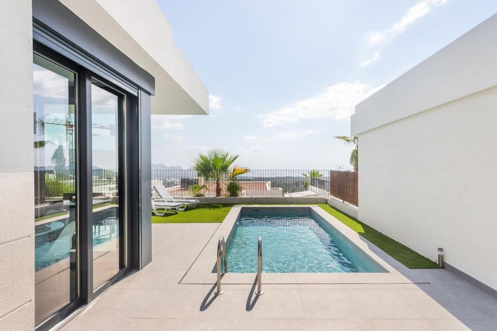 Casa Con Piscina Privada Polop Exterior foto