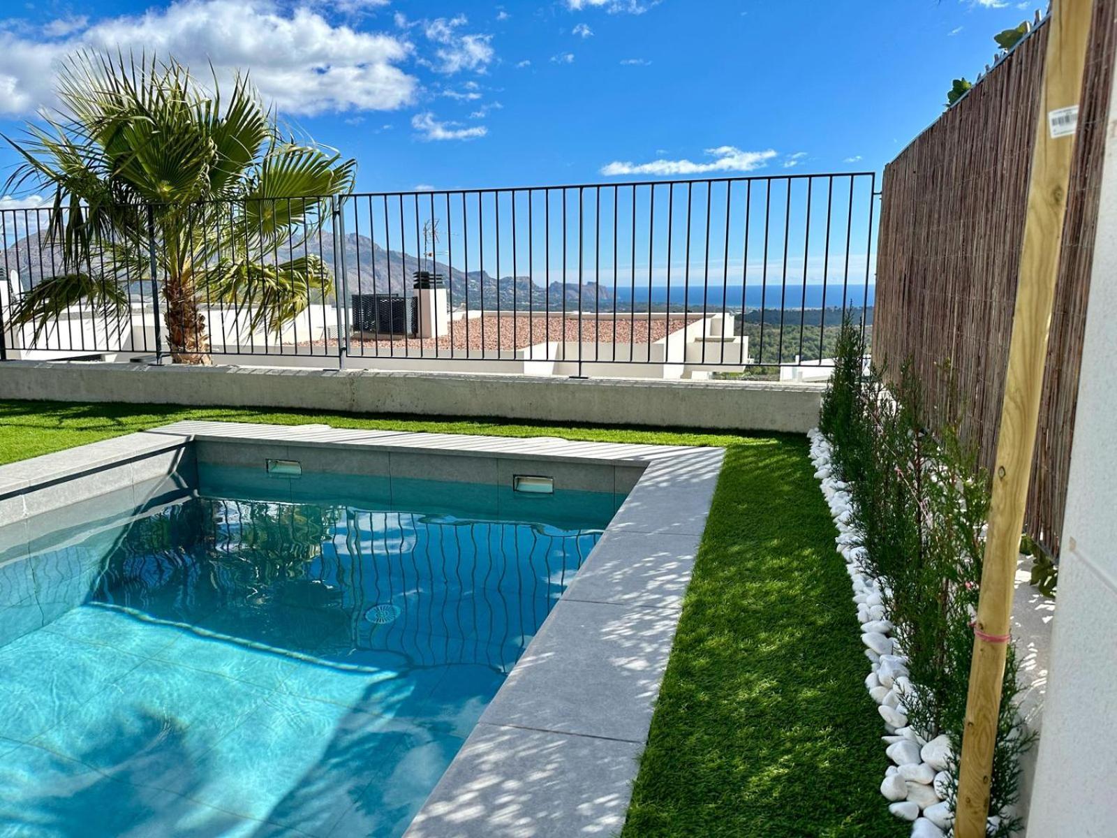 Casa Con Piscina Privada Polop Exterior foto